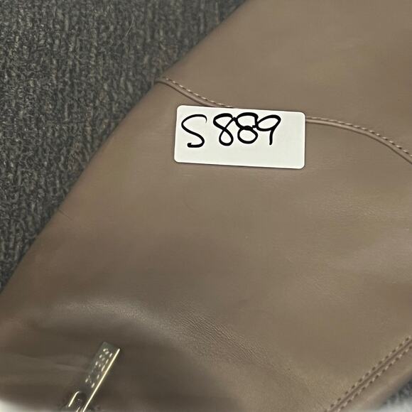 Guess Boots Womens 6 Taupe Over The Knee Faux Leather Chunky High Heel Taylin - Picture 11 of 11